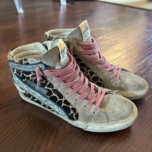 CHEETAH PRINT GOLDEN GOOSE